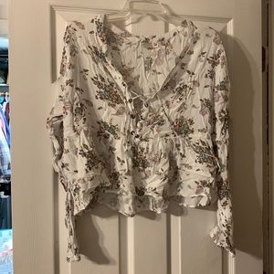 Juniors crop style float top